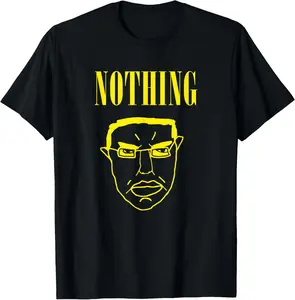 100% CottonNothing Ever Happens Chud Meme Wojak T-Shirt