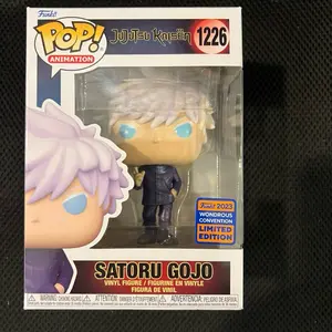 Funko Pop! Animation Satoru Gojo Vinyl Figure 1226 Limited Edition Wondrous Convention 2023 Collectible Figure
