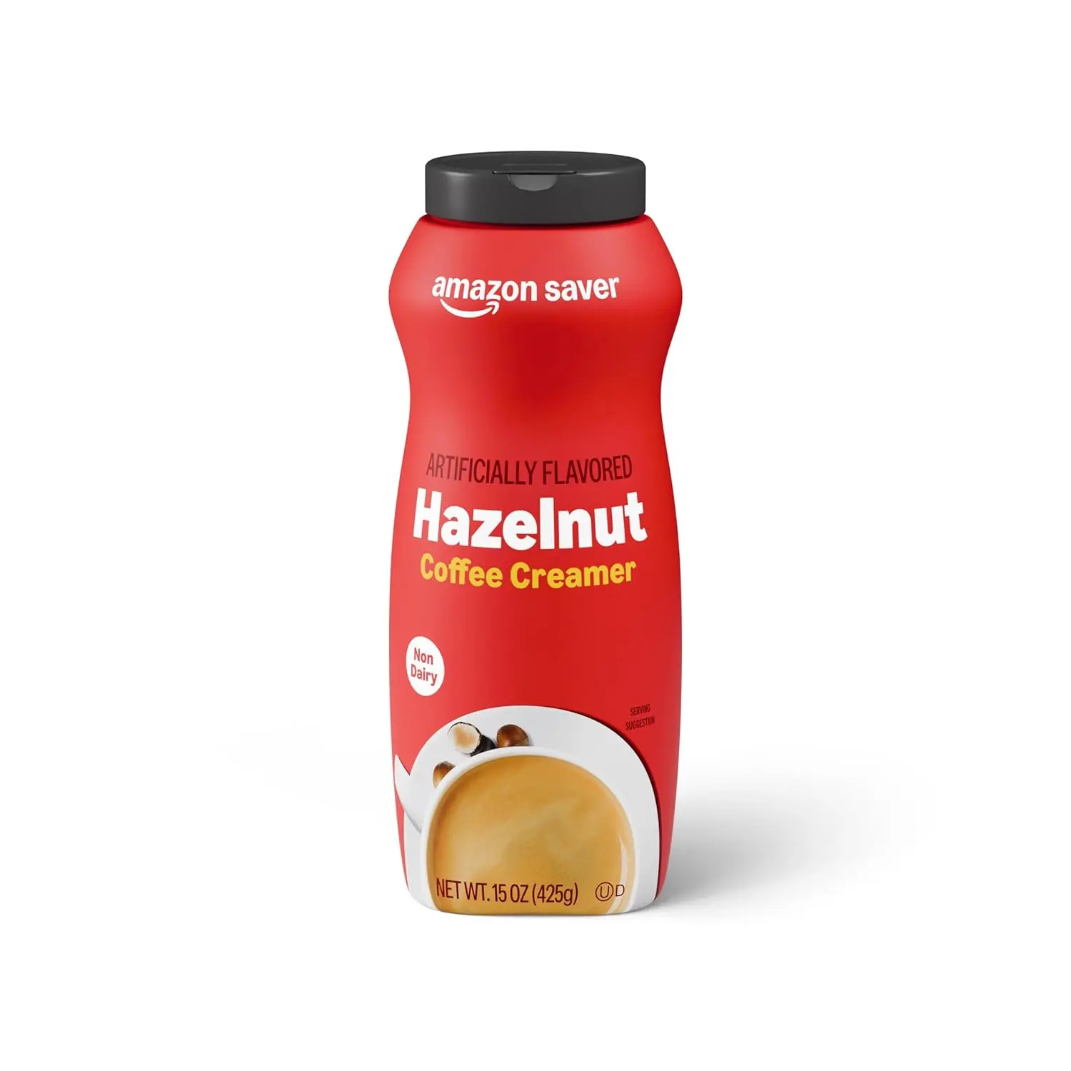 Hazelnut Coffee Creamer - 15oz, Milk-Containing, Room Temperature-Stable, Sugar Blend Creamer