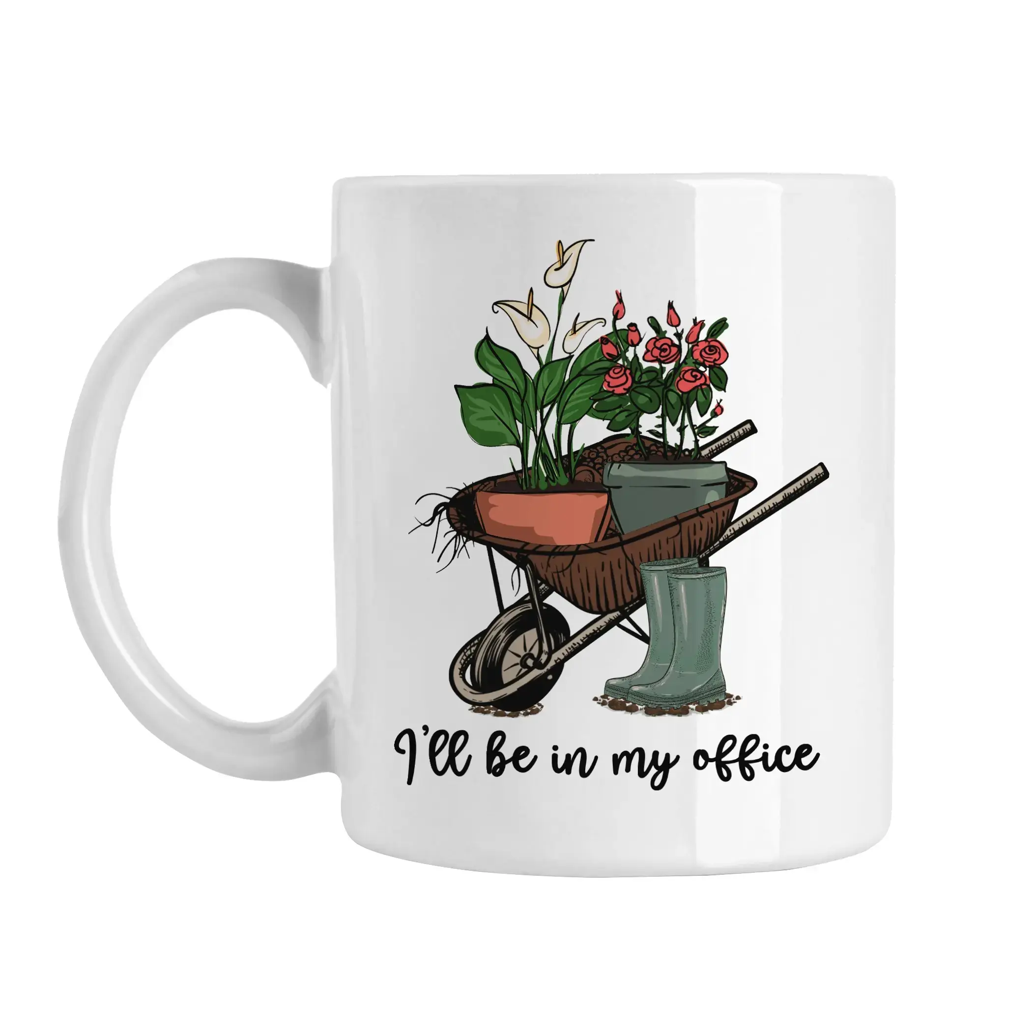 I'll Be In My Office Gardener Mug, Plant Lover Coffee Cup, Funny Gardening Mug, Garden Lover Gift, Flower Lover Gift, Planter Gift, Plants, 11oz cup