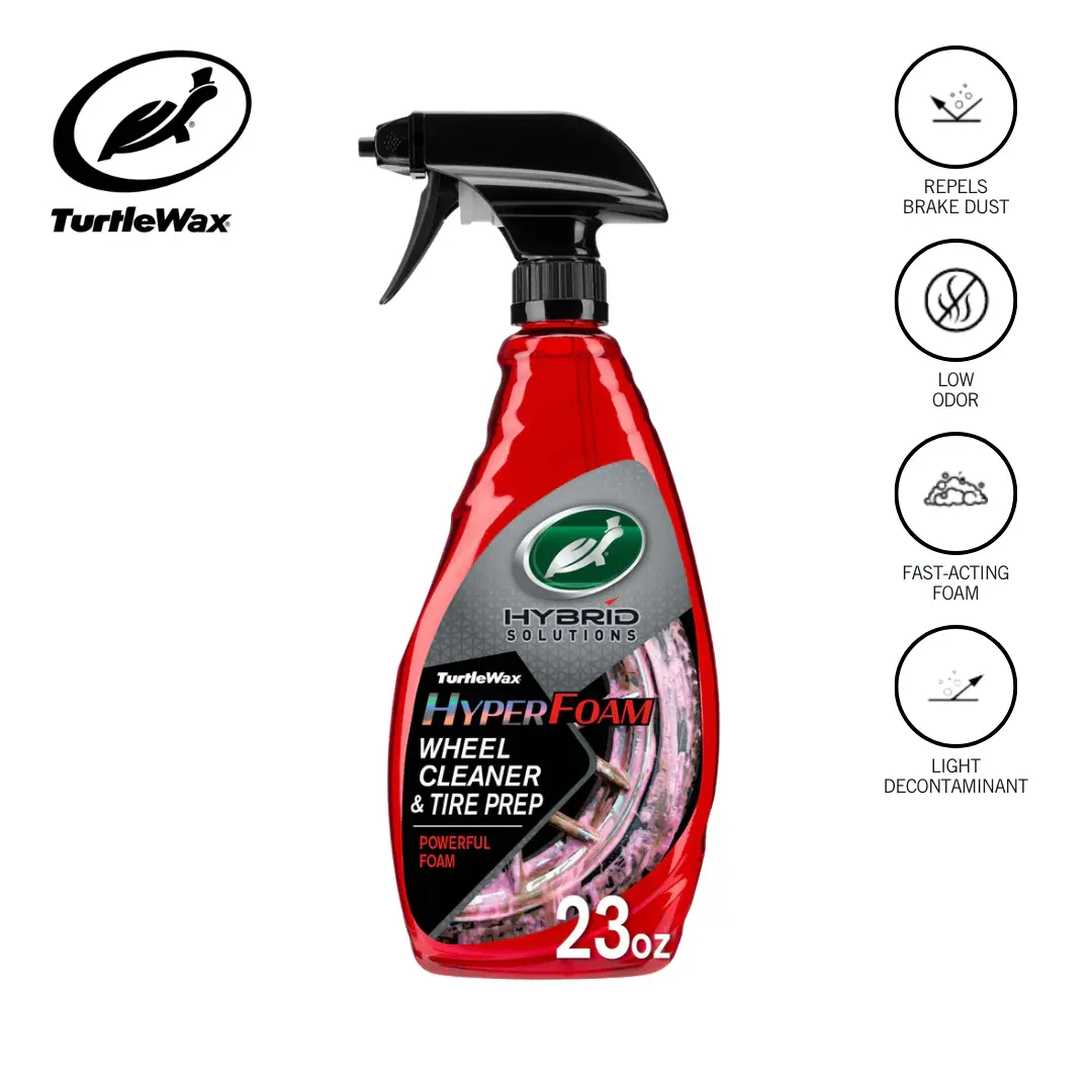 Hybrid Solutions® Hyper Foam Wheel Cleaner & Tire Prep, 23 fl oz Hybrid Solutions® Hyper Foam Wheel Cleaner & Tire Prep, 23 fl oz