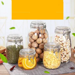 Snap Glass Sealed Storage Jar