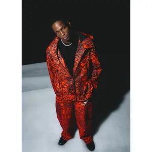 Red bozo ski suit