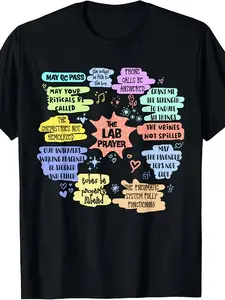 Unisex Crew Neck T Shirt for Med Tech Phlebotomy Lab Week 2023 A Comfortable And Breathable Casual Tee Ideal Gift for Birthdays And Everyday Wear Men'S Graphic Tee Casual Crew Neck Short Sleeve T-Shirt All-Season Top for Casual Attire Casual Wear Pl
