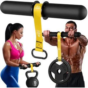 Forearm Strengthener & Forearm Exerciser, Wrist Roller with Thicker Handle, Forearm Strength Trainer with Adjustable Strap - Ideal for Grip Strength,  Building, Rehabilitation