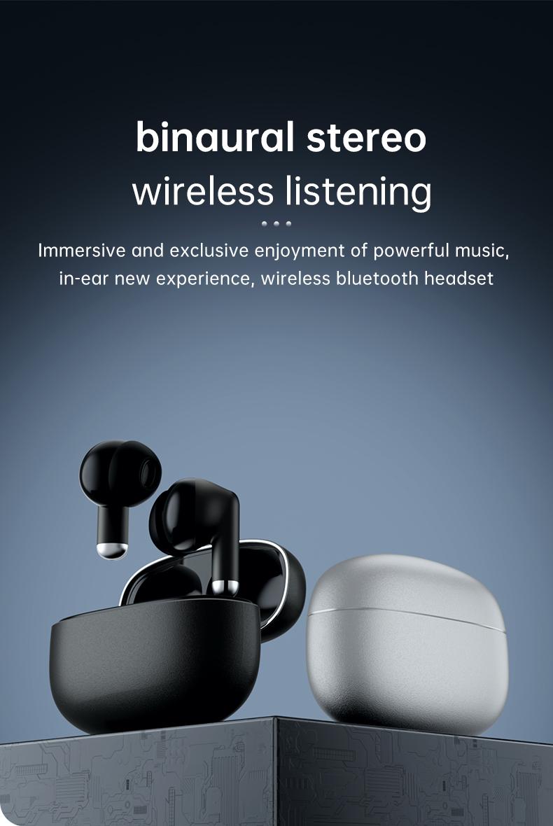 EarBarz K50 Nova Wireless Bluetooth 5.3 Earbuds with 13mm Dynamic Driver 30H Playtime Zinc Alloy Case Touch Control Christmas Sale