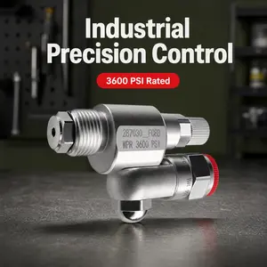 287030 3600 PSI Paint Sprayer Swivel, Heavy Duty Swivel Connector with Control Shut-Off Valve