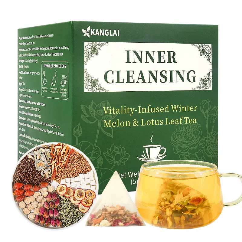 Premium Winter Melon & Lotus Leaf Herbal Tea –  Carefully Selected Botanical Ingredients, 100% Natural, Caffeine-Free, Vegan & Gluten-Free –  Herbal Tea for Digestive Comfort & Daily Balance detox