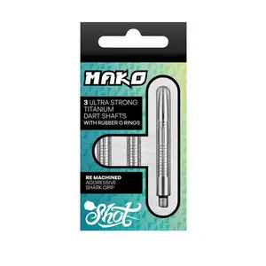 Shot Mako Titanium Dart Shafts - Medium
