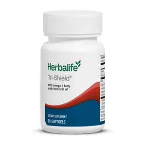 Herbalife Tri-Shield Omega-3 Supplement Krill Oil Softgel Capsules with EPA & DHA for Adults Marine-Based Omega-3 Fatty Acids Daily Routine