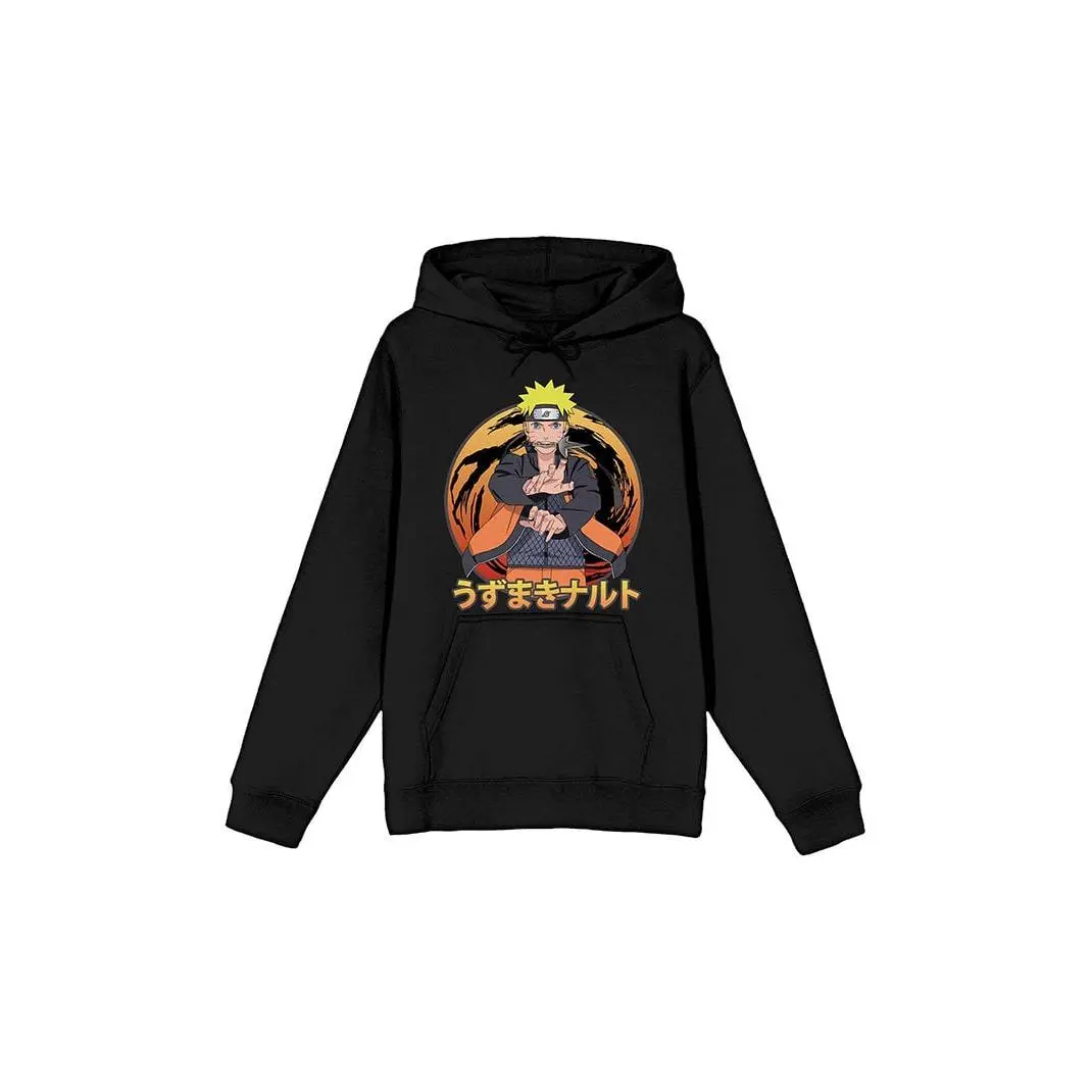 PacSun Men's Naruto Shippuden Black Hoodie PacSun Men's Naruto Shippuden Black Hoodie