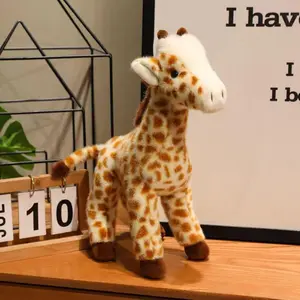 Latest Simulated Giraffe Doll Kawaii Stuffed Plush Toy Doll Cartoon Anime Cute Pillow Holiday Gift Fun Doll for Children
