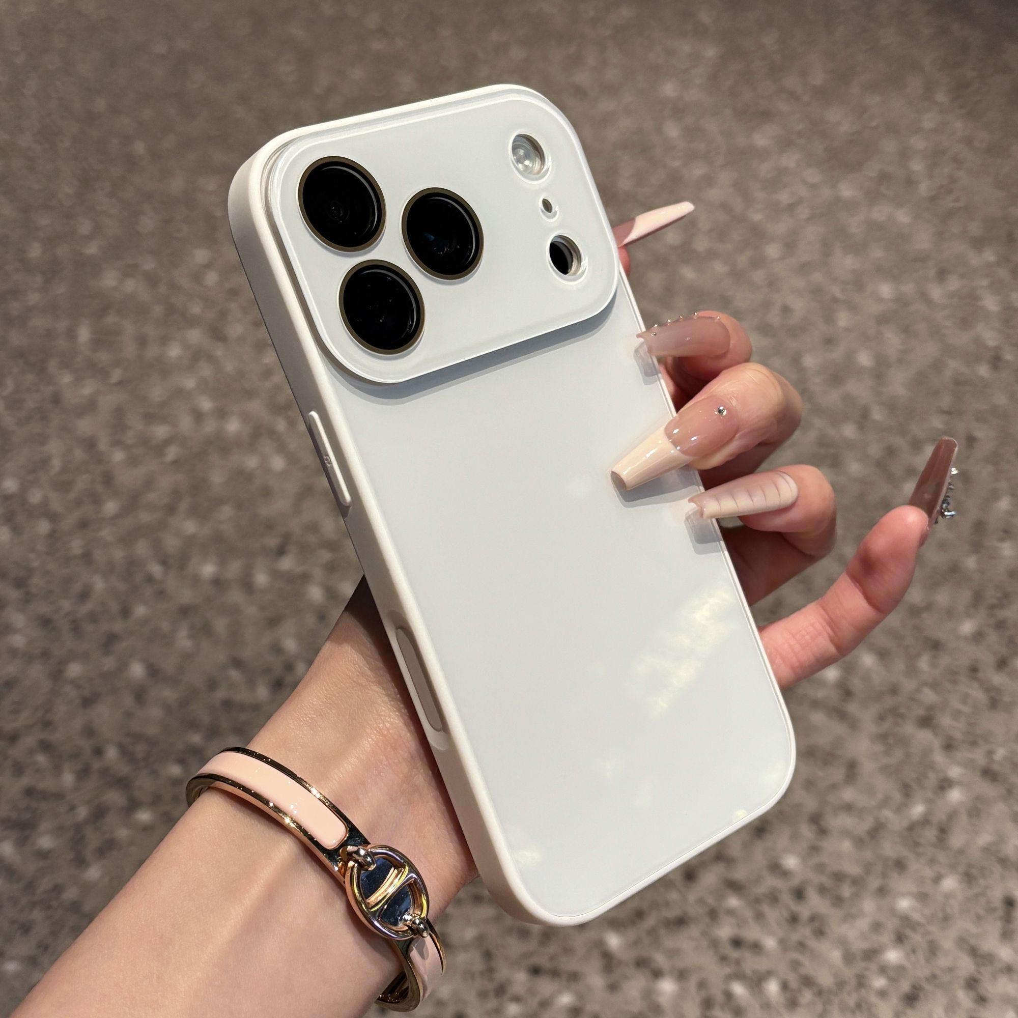 Candy Macaron Series – Skin-Feel Crystal Clear Case for iPhone 17, 16, 15, 14, 13 Pro Max – Soft TPU Bumper + Hard PC Back – Full Lens Coverage – Cute, Minimalist, Pink & White Candy Macaron Series – Skin-Feel Crystal Clear Case for iPhone 17, 16, 15, 14, 13 Pro Max – Soft TPU Bumper + Hard PC Back – Full Lens Coverage – Cute, Minimalist, Pink & White