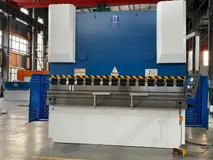 300T 2500 blue-white servo CNC torsion bending machine is equipped with the E21 system and can be customized according to individual needs