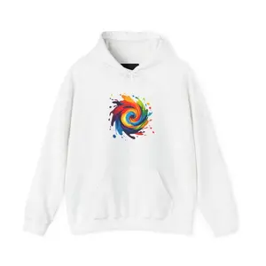 Women's colorful expression and creativity Graphic Hoodie - Long Sleeve Pullover Regular Fit | Soft & Breathable Fabric, Durable Print, Everyday Comfort, Machine Washable, abstract and artistic festival or casual wear