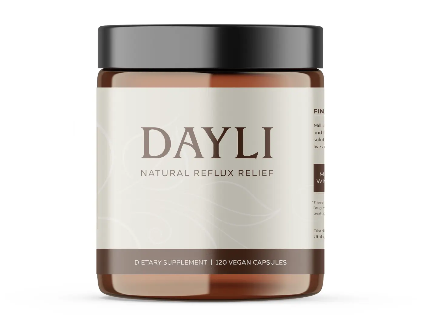 Organic All-Natural Heartburn & Acid Reflux Solution - Dayli Natural Reflux Relief Supplement