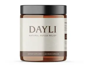 Organic All-Natural Heartburn & Acid Reflux Solution - Dayli Natural Reflux Relief Supplement