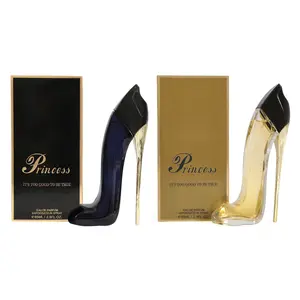 Princess High Heels Perfume Duo for Women - Black & Gold Eau de Parfum Spray Bundle 85ml Each | Light-Scented, Sweet & Warm Layering Fragrance Set