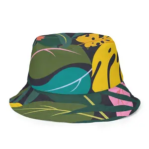 2-in-1 Reversible Jungle Bucket Hat