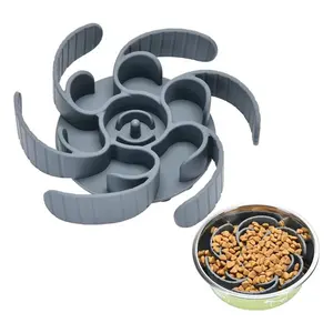 Anti-Gulping Slow Feeder Insert for Dogs – Cuttable Design Fits Metal, Glass & Elevated Bowls (All Sizes)