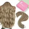 YoungSee 14-28 inches Micro Loop Hair Extensions Human Hair Soft and Silky Hair Extensions for Women Micro Ring Extension Human Hair 100% Real Human Hair #summerwins #DealsForYouDays Raw Hair Bundles Natural Wavy Hair