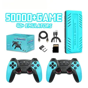 U36 Wireless Game Stick Retro Gaming Console S905 128G 50,000+ Games Support 40+ Classic Emulators For PS1/PSP 4K HDMI Kid Gifts nostalgic