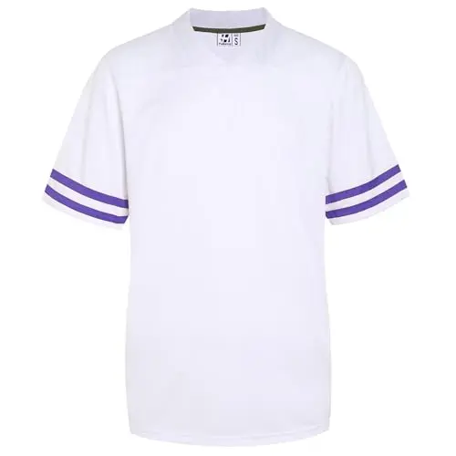 Purple Stripe White Jersey