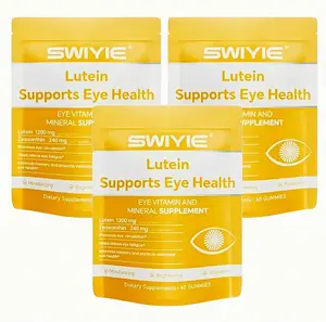 Swiyie Lutein & Zeaxanthin Gummies - Eye Health Supplement with Astaxanthin, Vitamin C E- Blue Light Defense, Vision Support, Berry Flavor - 60 Healthcare Dietary Fitness Edible vit b12 dietary edible fitness swivie lutein collagen Colagen goomz Bathroom