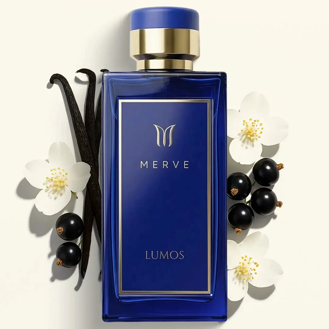 Merve Lumos Perfume For Women 3.4 oz | Long Lasting 12+ Hours | Orange Blossom, Jasmine, Vanilla, Citrus, Floral, Spicy | Eau de Parfum | Vegan & Cruelty Free | Gift for Her