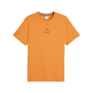PUMA Mens Mclaren Racing Crew Neck Short Sleeve Casual Tops Casual - Orange