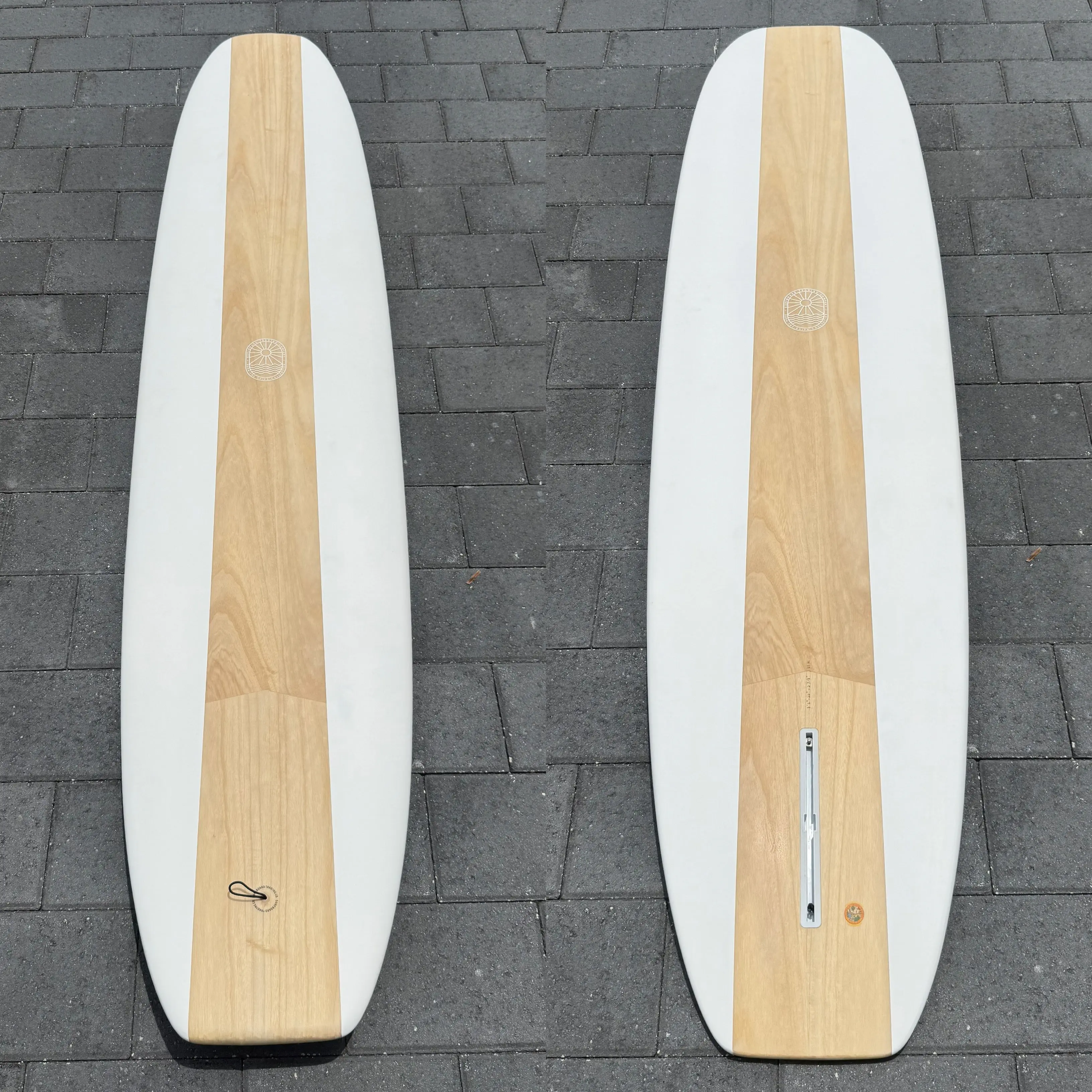 The Chosen One Longboard - Paulownia Cutlap White