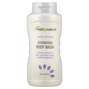 Mild By Nature Hydrating Body Wash, Lavender Lemongrass, 16 fl oz (473 ml)