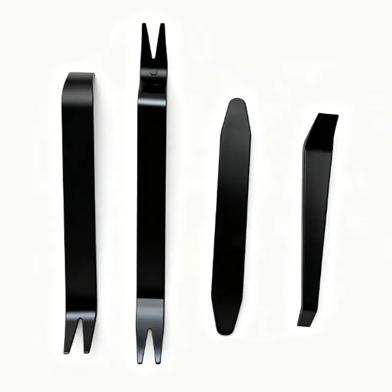 4pcs Scratch-Free Automotive Maintenance Toolkit - Plastic Pry Tools for Vehicle Interior Door Panel Clip Fastener, Dash & Radio Audio Installation, Automotive Maintenance Tools