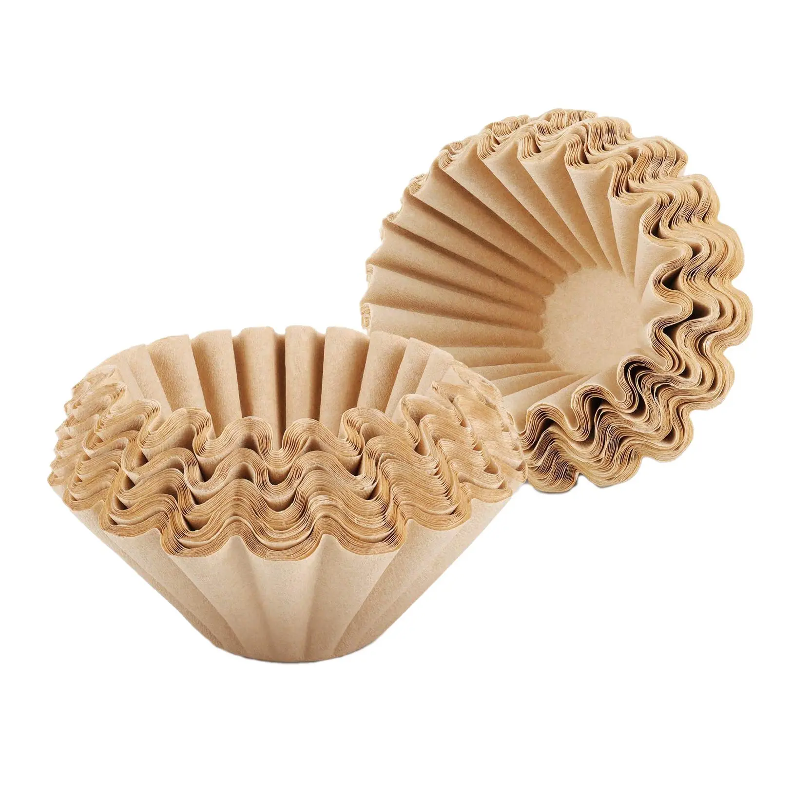 100 Pcs 1-4 Cup Basket Coffee Filters Basket Filters Disposable Paper  Coffee Filters for Home Office Use Brown - TikTok Shop