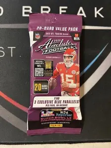 2025 Panini Absolute Football Jumbo Value Pack