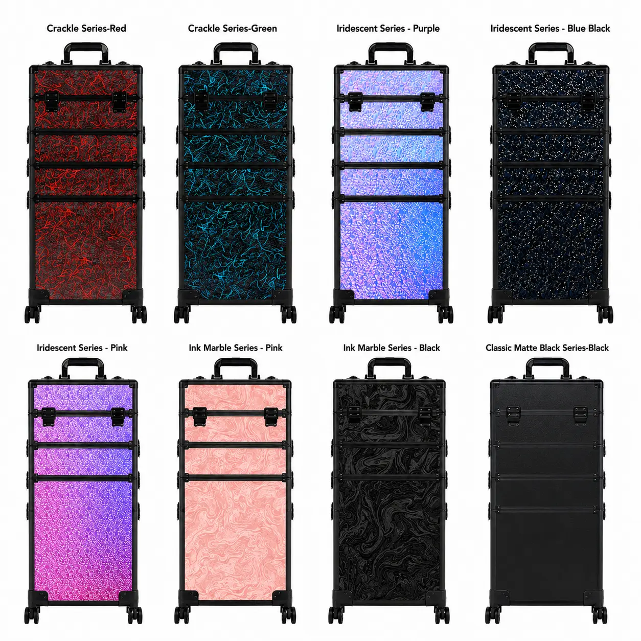 KEEYOTEK Chic, Durable Metal Modern Cosmetic Toiletry Organizer for Makeup Enthusiasts – Home Storage Solution for Makeup and Nail Tools