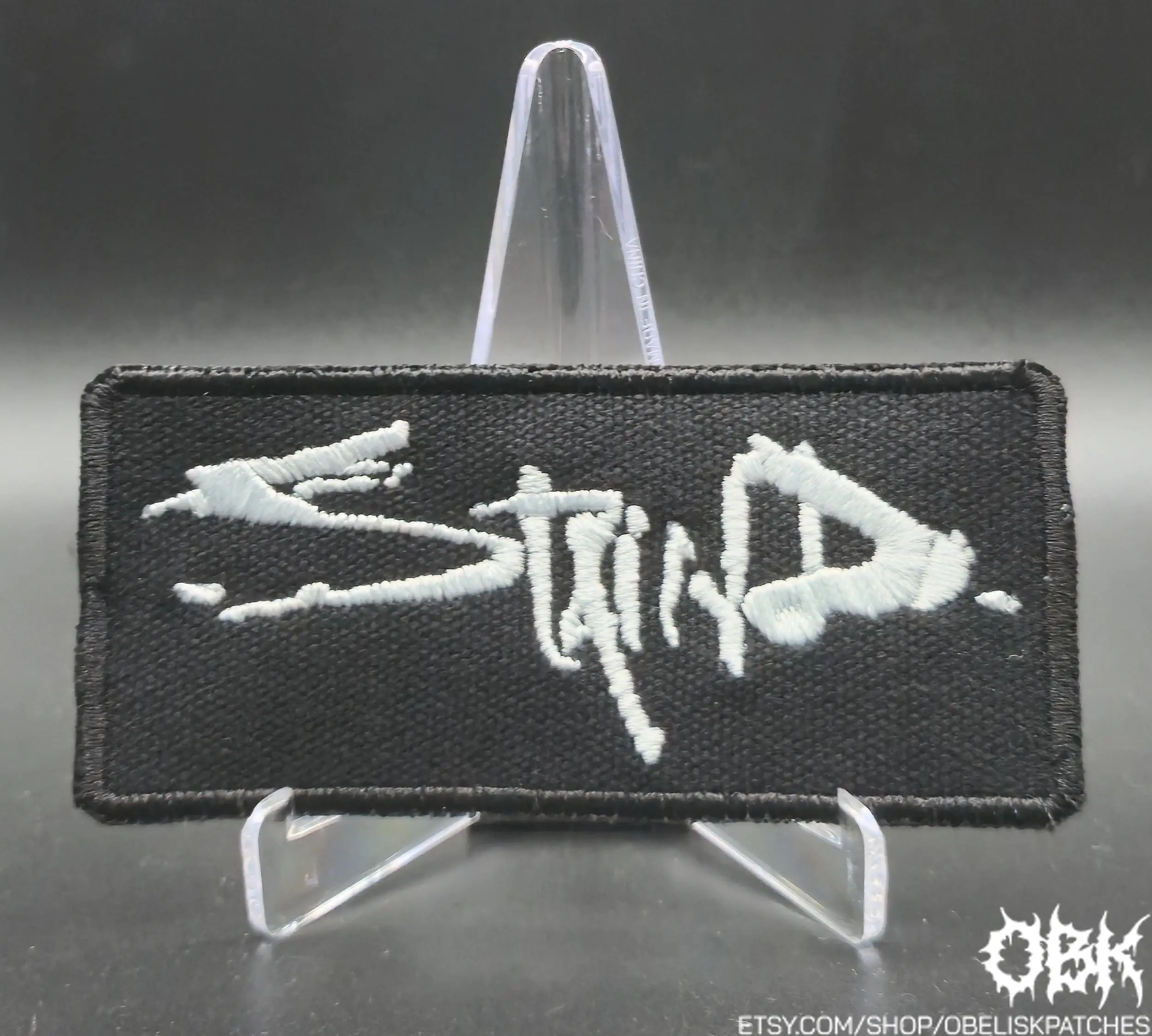 Staind Patch  Embroidered Canvas Patch - Multiple Sizes, Iron On, Velcro for bags, clothing
