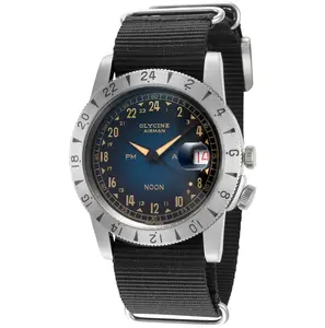 Glycine Men's Airman Vintage Noon Purist 40mm Automatic Watch GL0477