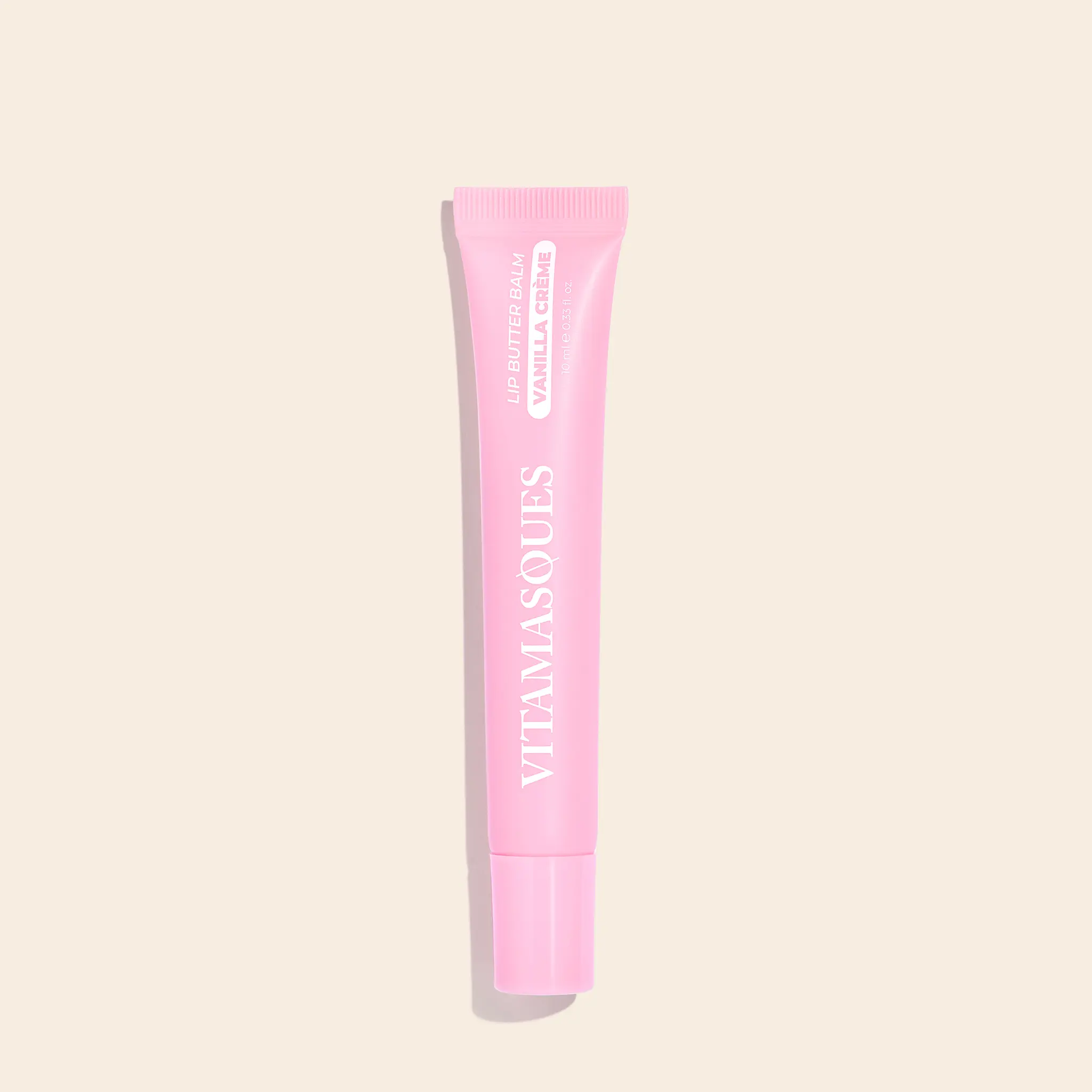 Vitamasques Lip Butter Balm Vanilla Creme, Korean Lip Balm - Peptide Lip Treatment - Lip Balm Hydrating - Light Tinted Lip balm - Made in Korea