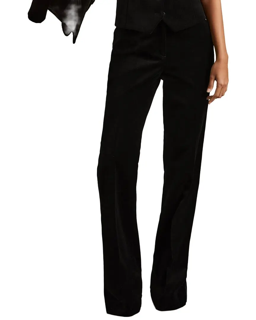 Reiss Parisa Velvet Flare Trouser