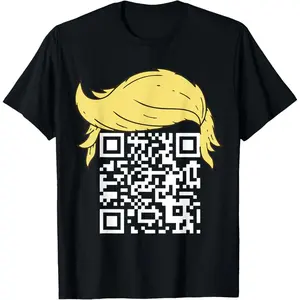 Funny QR President Trump Dance Code T-Shirt