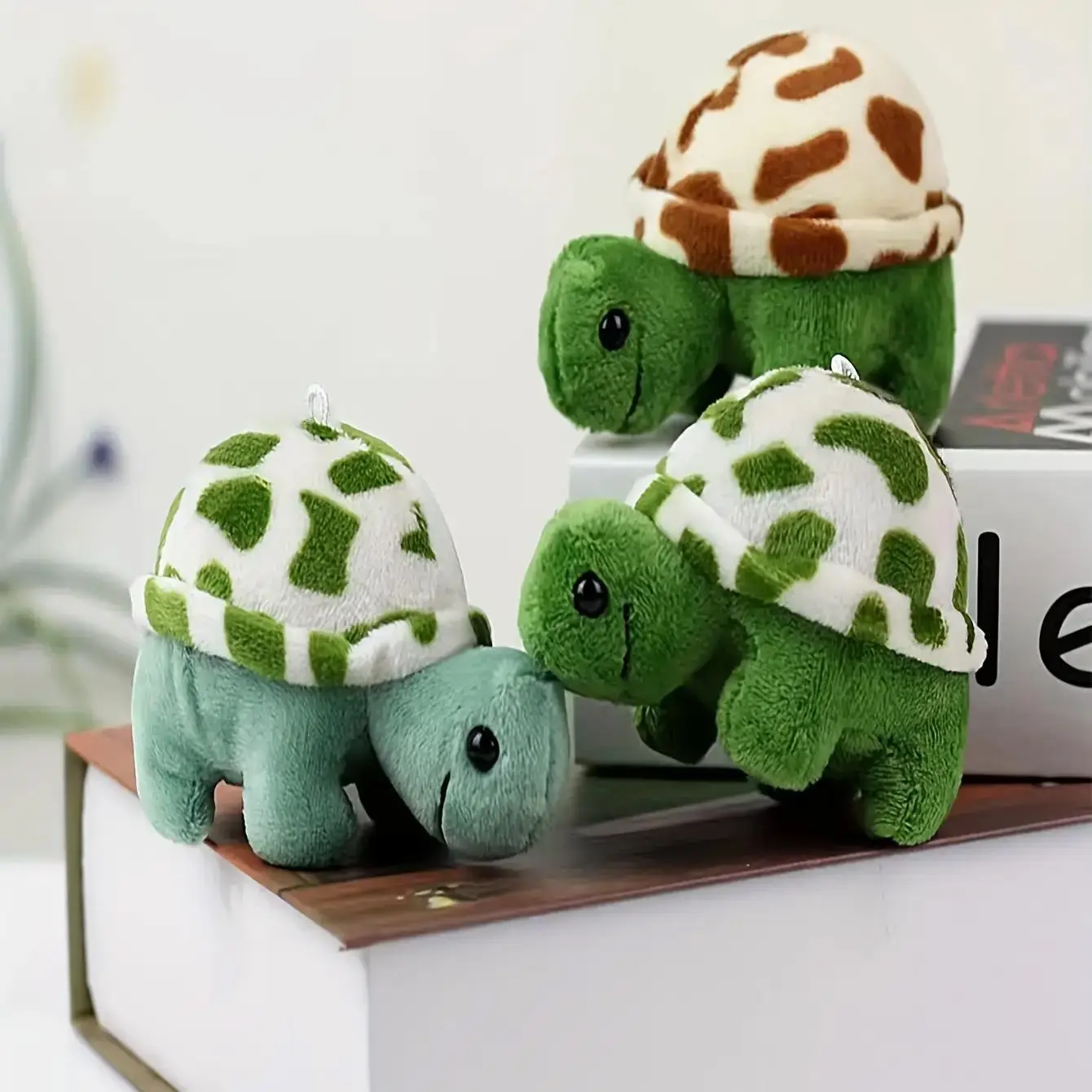Random Color Cartoon Turtle Shaped Plush Toy For Kids & Pet, 1 Count Pet Accompany & Interactive Toy, Fun Toys for Teens Girls, Animal Pattern Cute St