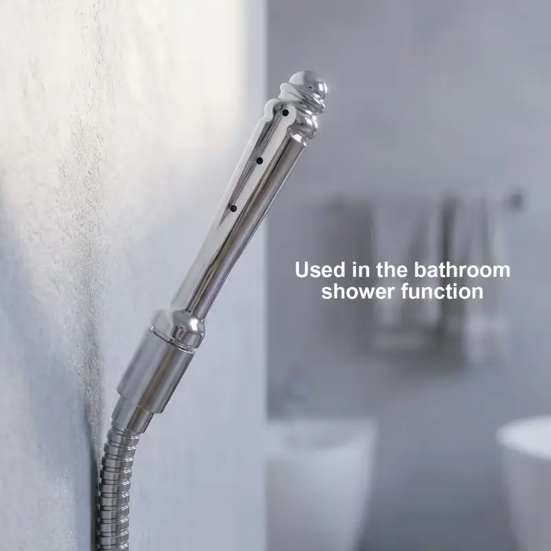 Compact Handheld Showerhead, 7 Openings Small Hole Water Sprayer, Bathroom Items, Ideal for Shower Use, 1pc Product, Portable Handheld Shower, Handheld Shower Heads