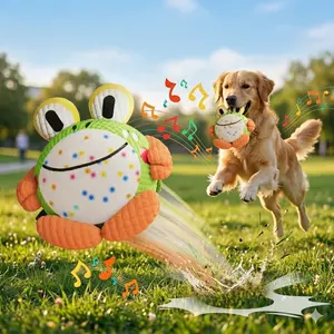 Rechargeable Chirping Flapping Dog Toy - Interactive Electric Jumping Dog Toy Ball, 2026 Upgraded Automatic Self-Rolling Dog Ball with Motion Activation & Squeaky Bird Sound  Pet Exercise Toys, Boredom Breaker Plaything for Dogs Outdoorfun