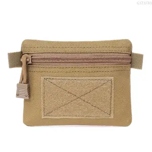 Outdoor EDC Tactical Mini Pouch Waterproof Modular Card Coin Storage Bag Wear Resistant Portable Key Earphone Accessory Organizer For Camping Hiking Daily Outdoor Use
