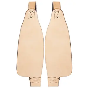 Hilason Leather Saddle Replacement Fender Pair With Hobble Straps Adult