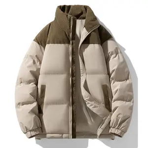 Men's Cotton Jacket Autumn Winter American Style Thick Warm Coat Trendy Versatile Cotton trendy warm Jacket