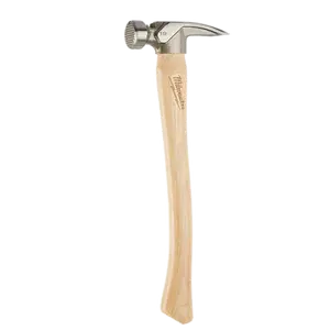 Milwaukee 48-22-9419 19oz Milled Face Hickory Handle Framing Hammer
