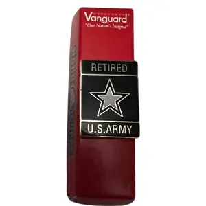 Vanguard Retired US Army Lapel Pin - Collector’s Edition, High-quality plain badge, perfect for display, cosplay, or as a unique gift. “Not for official use.”