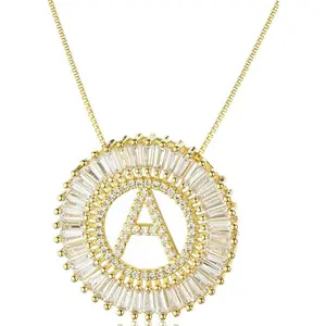 🔥💎🔥 Initial Cubic Zircona Nexklace - Multiple Color Options 🔥💎🔥